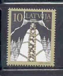 Latvia Sc 439 1997 Turn of the Epochss stamp mint NH