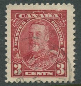 Canada -Scott 219 - KGV Definitive -1935 - FU - Single 3c Stamp