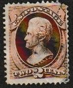 US SCOTT#157 1873 2c ANDREW JACKSON - USED