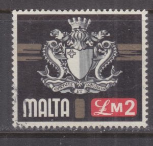 MALTA, 1973 One Pound & Two Pounds, used.