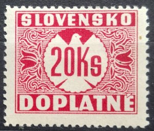 Slovakia Scott J12 1939 MH