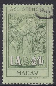 Macao RA16 USED 1961 Postal Tax Stamp