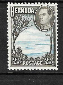 BERMUDA 1938 2 1/2d KGVI PICTORIAL MH