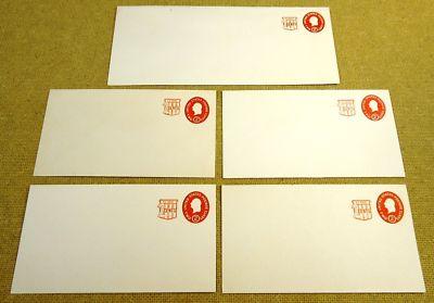 U538, 2c U.S. Postage Envelopes qty 5