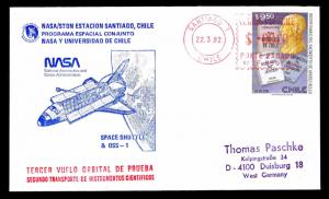 1982 LAUNCH COLUMBIA STS-3 - NASA/STDN ESTACION SANTIAGO, CHILE  (ESP#2602)