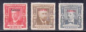 El Salvador Scott #C118-C120 Used