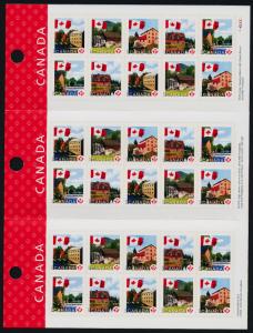 Canada 2355b Booklet BK418 MNH Flag over Mills, Architecture