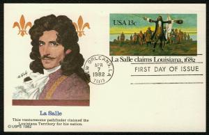 #UX95 13c LaSalle Claims Louisiana, Fleetwood FDC **ANY 5=FREE SHIPPING**