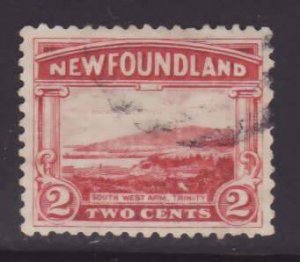 Newfoundland-Sc#132- id21-used 2c South West Arm-1923-4-