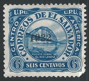 El Salvador #524 6¢ Bridge Over Lempa River