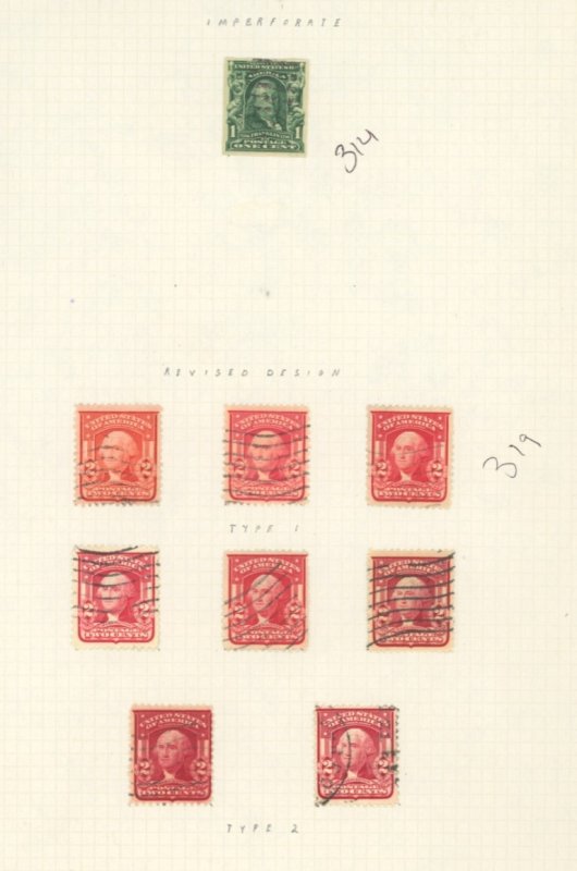 U.S. #314, 319 Used SET/Mixed Condition | United States, General Issue ...