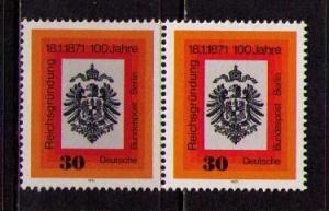 GERMANY BERLIN Sc# 9N304 MNH FVF Hor PR Coat of Arms