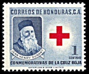 Honduras RA5, hinged, Red Cross Postal Tax, Henri Dunant