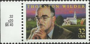 # 3134 MINT NEVER HINGED THORNTON WILDER