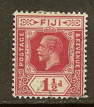 Fiji, Scott #97, 1 1/2p King George V, Wmk 4, Used