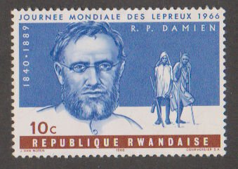 Rwanda 143 Father Joseph Damien and Lepers 1966