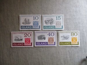 Iceland, Scott# 449-453, MNH