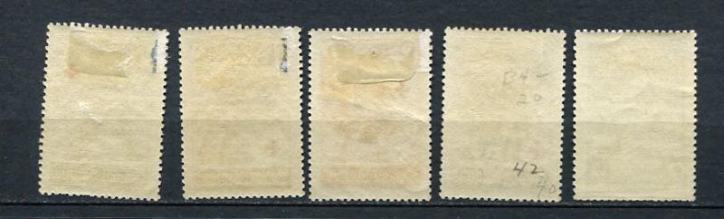 Finland 1940 Sc B39-40  Mi 222-226 MH Red Cross 3746