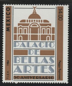 MEXICO Scott 1364 MNH** Palace of Fine Arts 1984 stamp