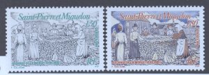 St. Pierre & Miquelon, Scott #600-01, MNH,set