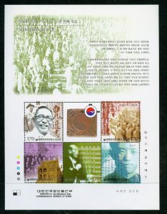 KOREA SCOTT # 1978 MILLENNIUM   SHEET  NEVER HINGED AS SHOWN