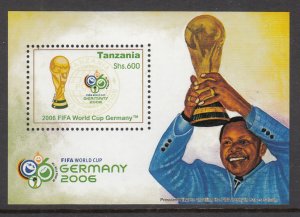 Tanzania 2417 Soccer Souvenir Sheet MNH VF