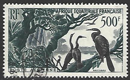 French Equatorial Africa #C37 Used Single Stamp cv $4