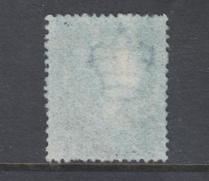 Great Britain Sc 30 used. 1869 2p blue Queen Victoria, Plate 14, letters E-H