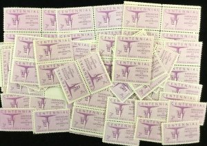 1089  Architects Institute Centennial  100 count MNH  3¢ stamps Issued in 1957