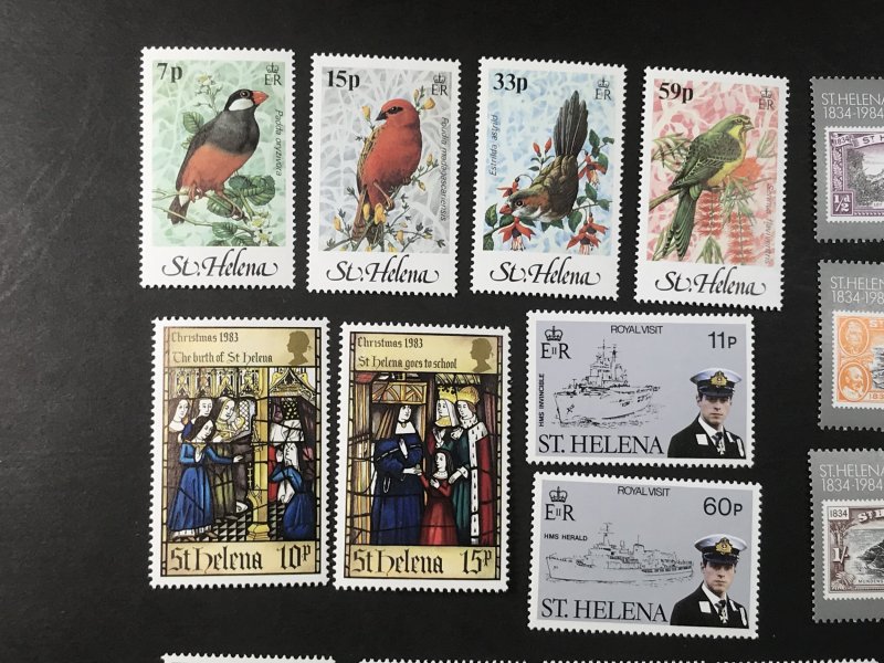 ST.HELENA # 394-415-MINT NEVER/HINGED--5 COMPLETE SETS--1983-84