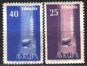 Turkey. 1958. 1610-11. Europe. MNH.