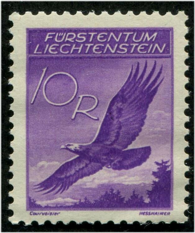 HERRICKSTAMP LIECHTENSTEIN Sc.# C9 Scott Retail $70.00 Mint NH