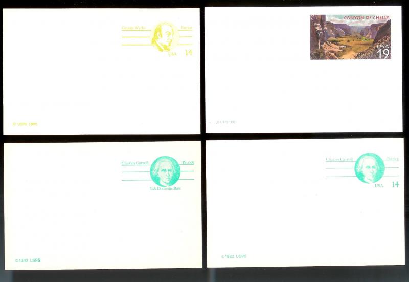 UNITED STATES Postal Card Collection 114 pcs  ALL Mint Never Hinged