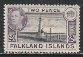 1938 Falkland Islands - Sc 86 - MNH VF - 1 single - King George VI - Memorial