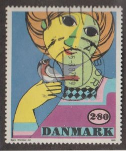 Denmark Scott #789 Stamp - Used Single