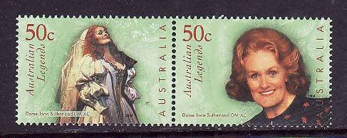 Australia-Sc#2207-8-unused NH set-Dame Joan Sutherland-Opera singer-2004-