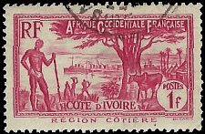 IVORY COAST   #137 USED (1)