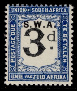 SOUTH WEST AFRICA GV SG D40, 3d black & blue, LH MINT.