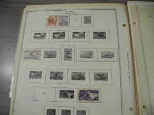 SYRIA, Excellent Stamp Collection hinged on Minkus pages