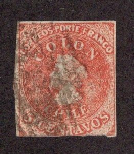 Chile #9d AVG/U ~jm-2337