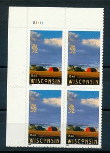 USA 1998 WISCONSIN SELF ADHESIVE BLOCK MNH 