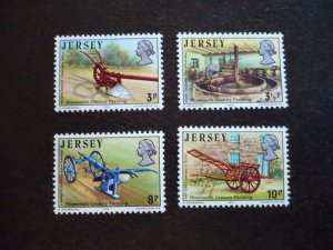 Stamps - Jersey - Scott# 120-123 - Mint Never Hinged Set of 4 Stamps