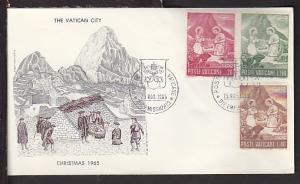 Vatican Christmas 1965 Typed FDC BIN 26551
