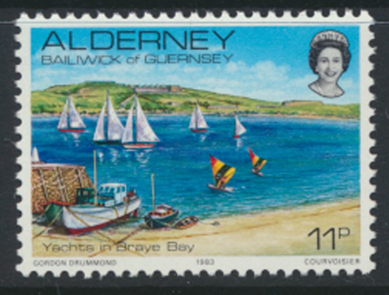 Alderney  SG A5  SC# 5 1983 Definitive  Yachts   MNH  see scan