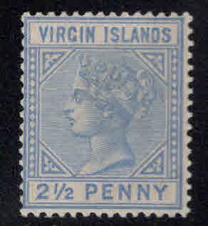 Virgin Islands  Scott 15 MH* Queen Victoria stamp