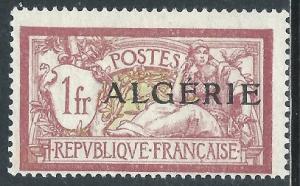Algeria, Sc #28, 1fr MH