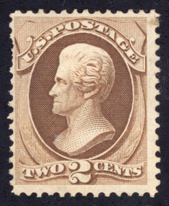 US Scott 157 Mint NG 2c brown Lot F039 bhmstamps
