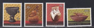 Papua New Guinea # 315-318, National Handicrafts, NH, 1/2 Cat.