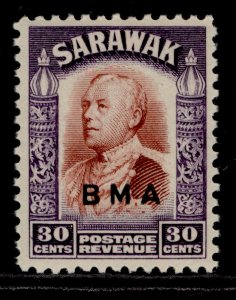 SARAWAK GVI SG138, 30c red-brown & violet, NH MINT. Cat £12.