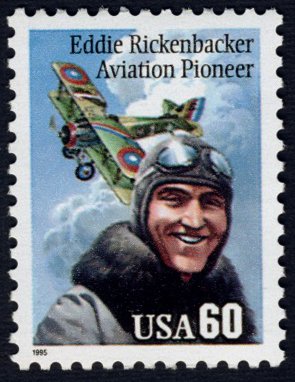 USA #2998 60c MNH (Eddie Rickenbacker, Aviation Pioneer)